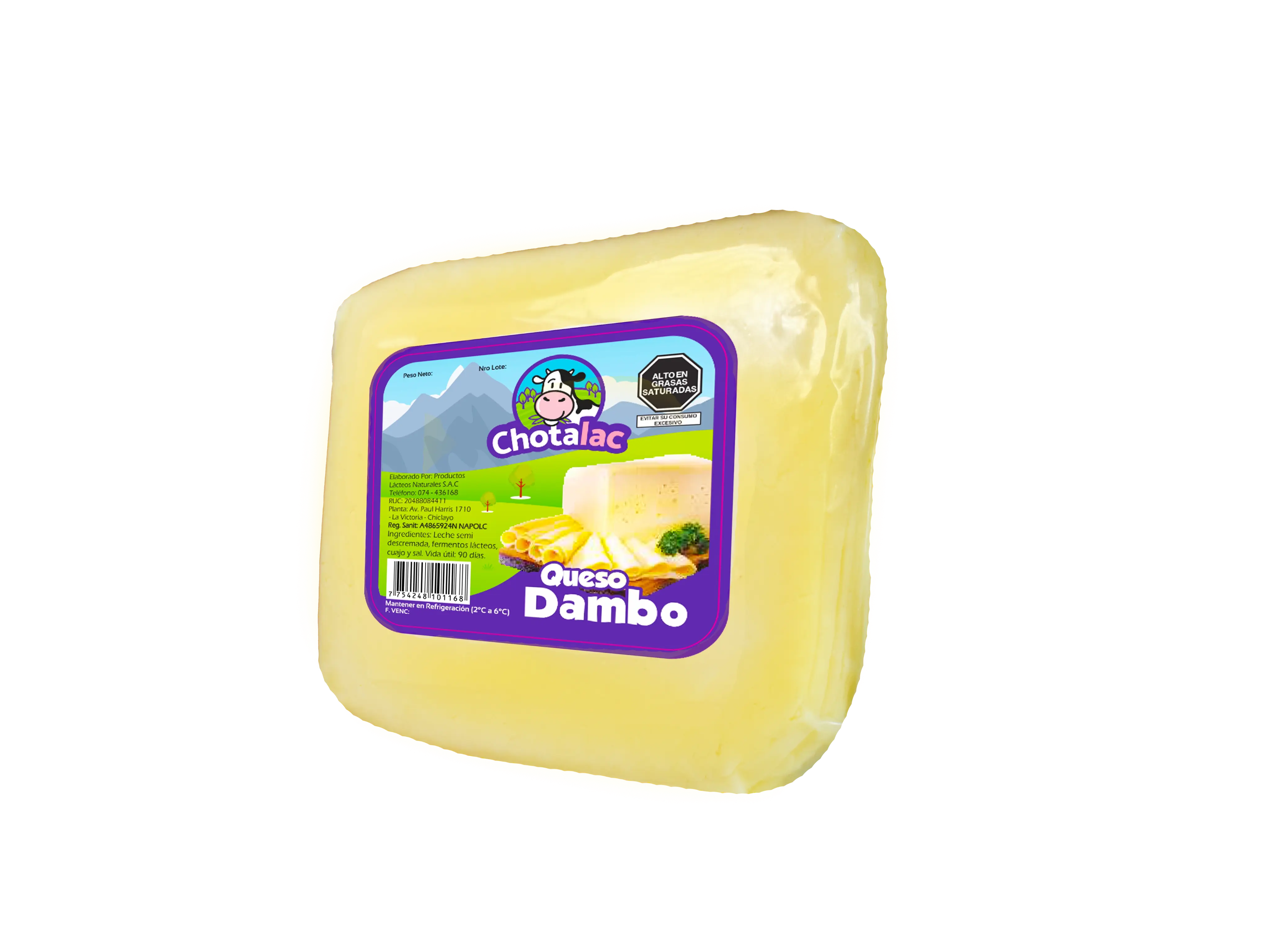 Queso Dambo Laminado - Vista 2