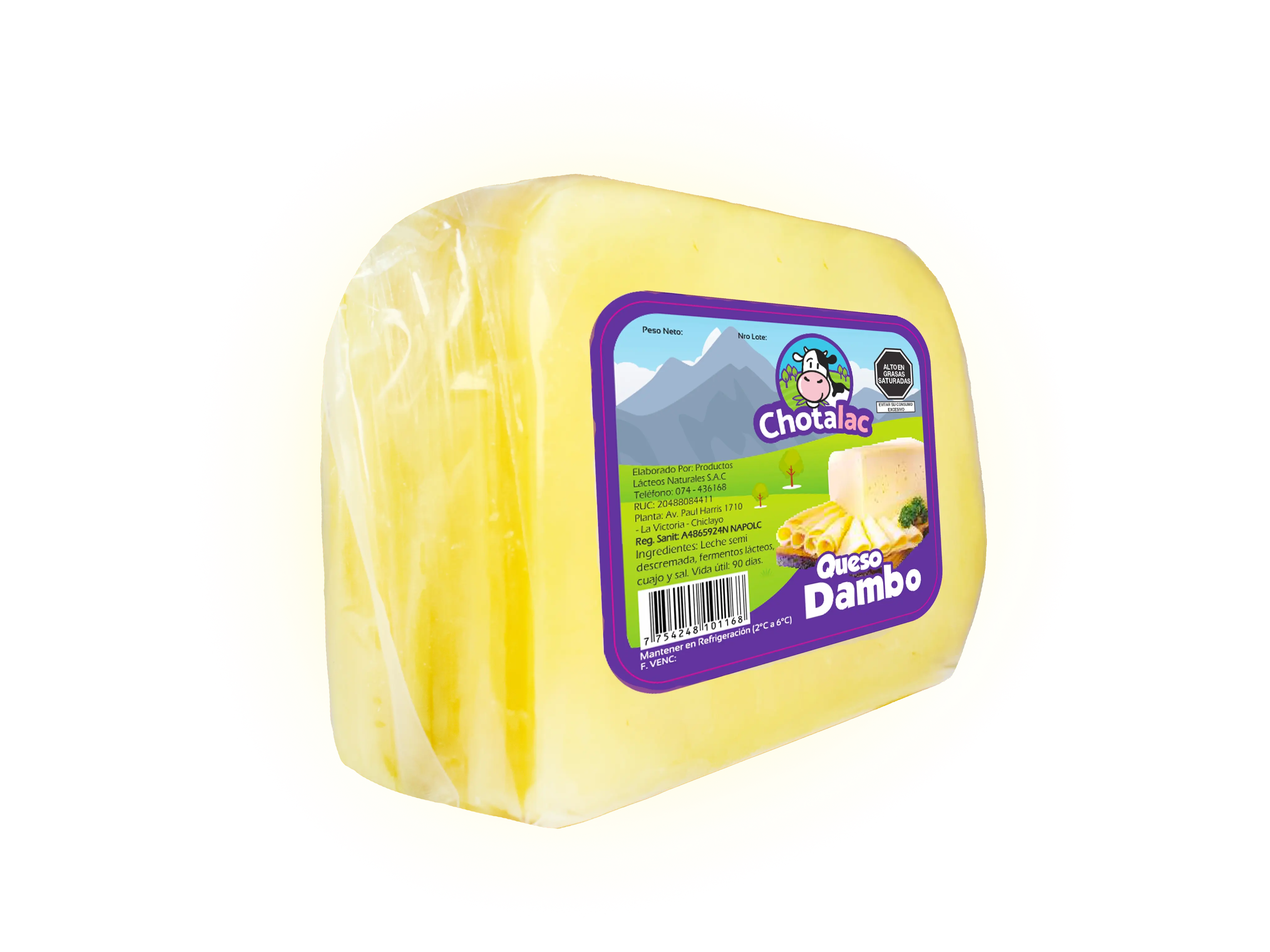 Queso Dambo Laminado - Vista 2
