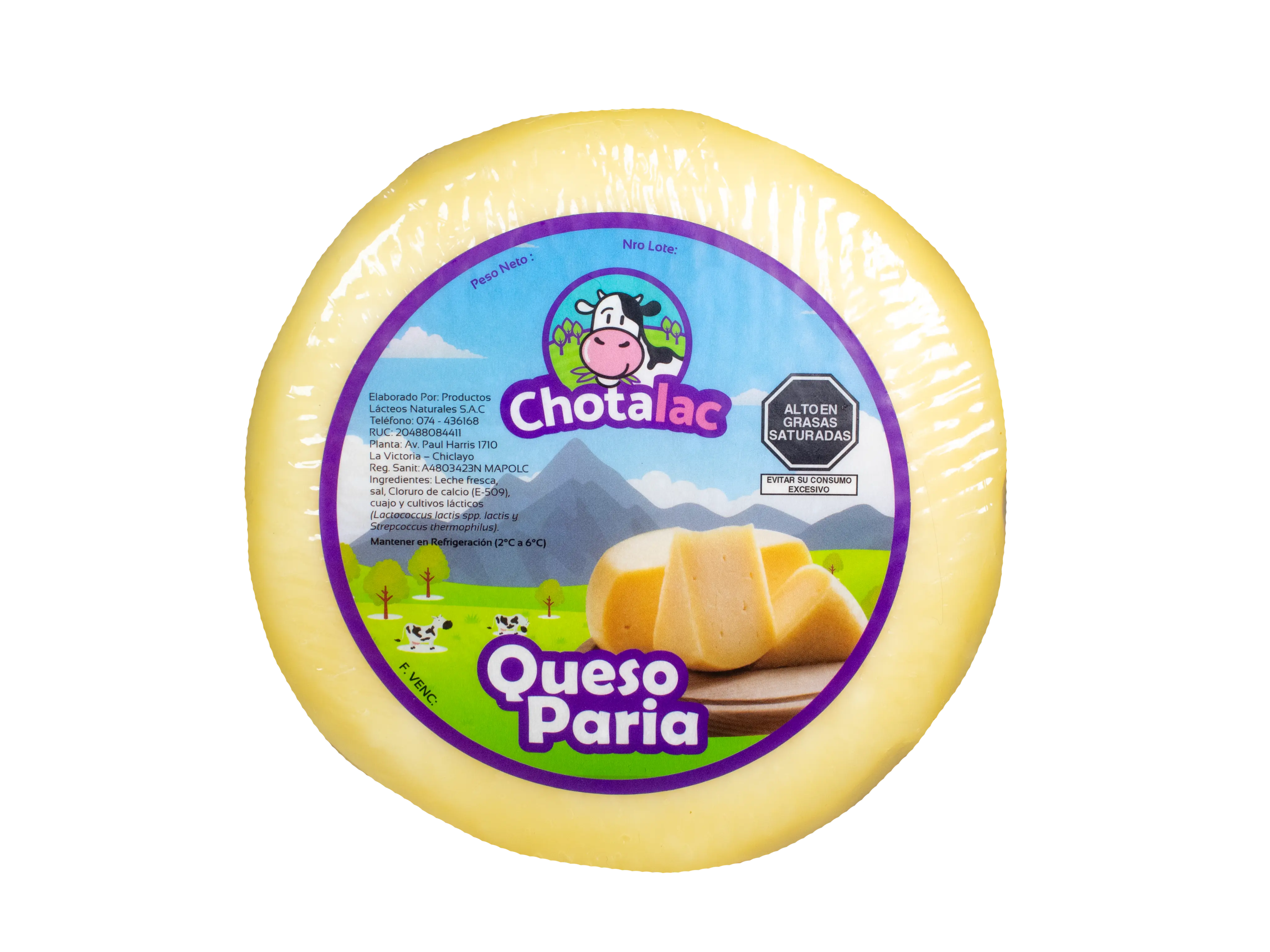 Queso Paria 800 gr