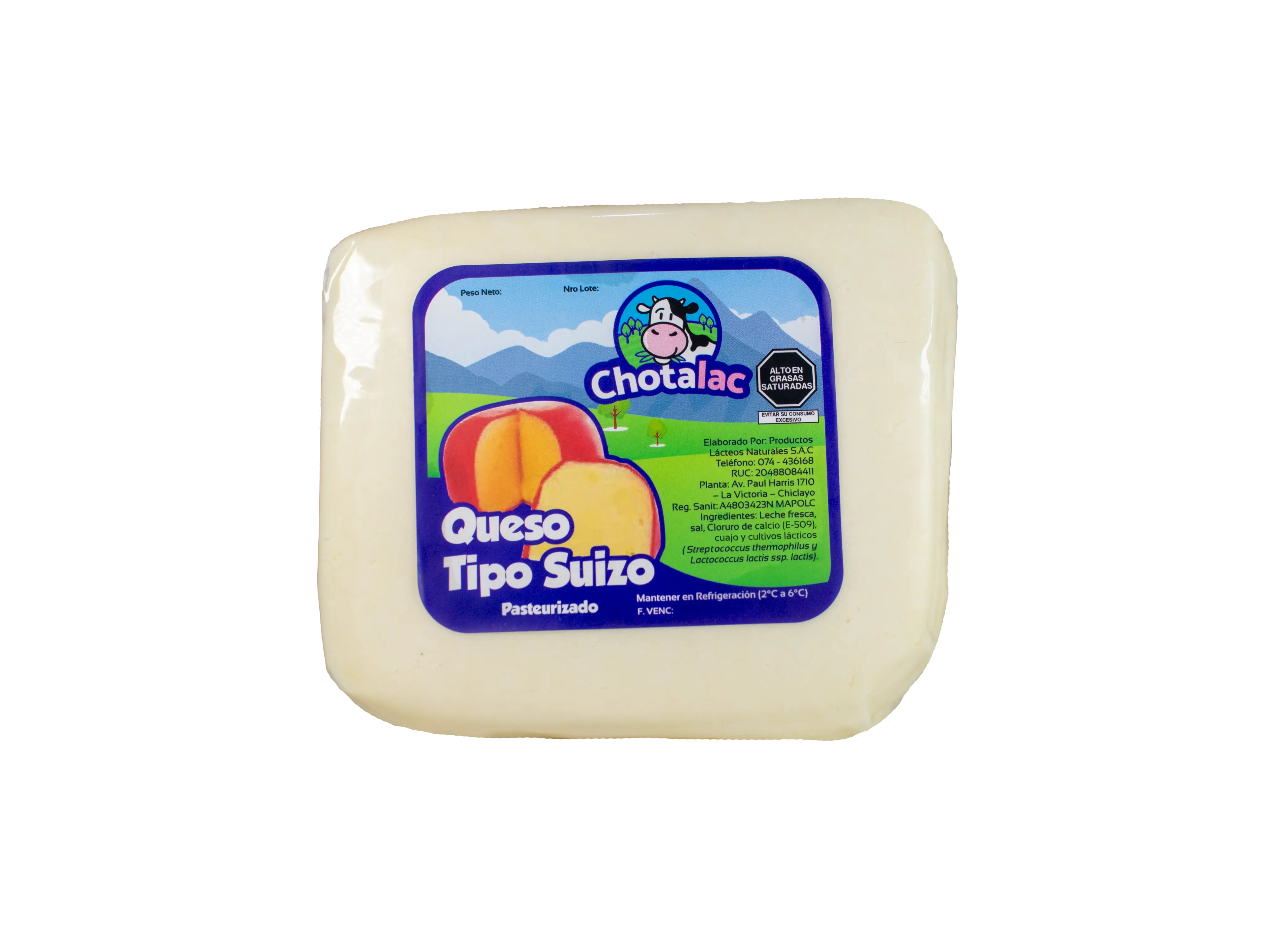 Queso Suizo Laminado - 250 gr