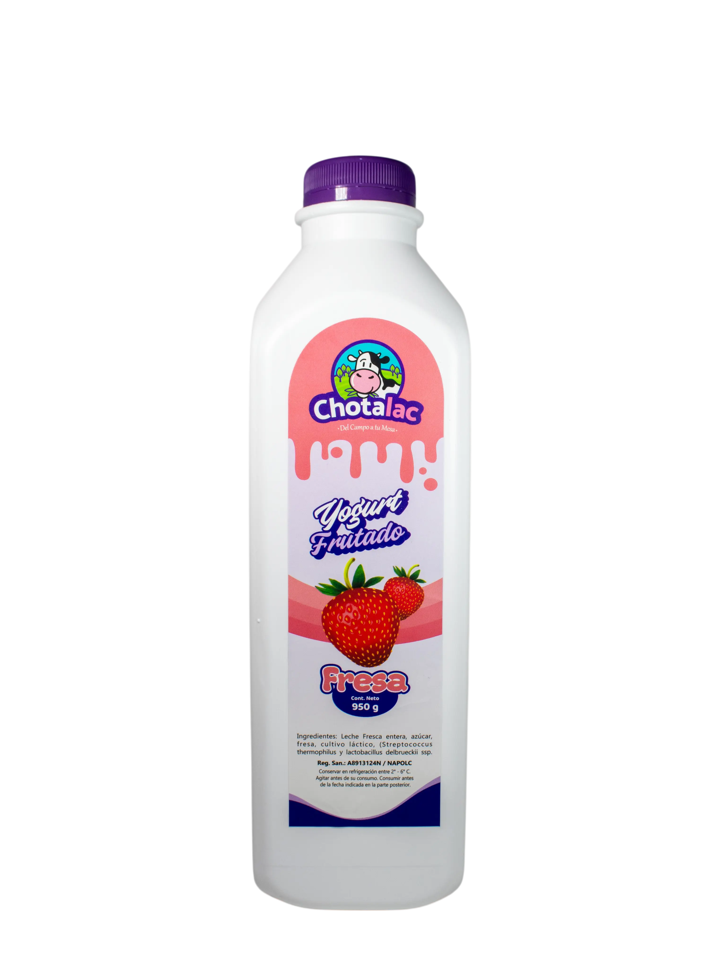 Yogurt Frutado Fresa - Grande